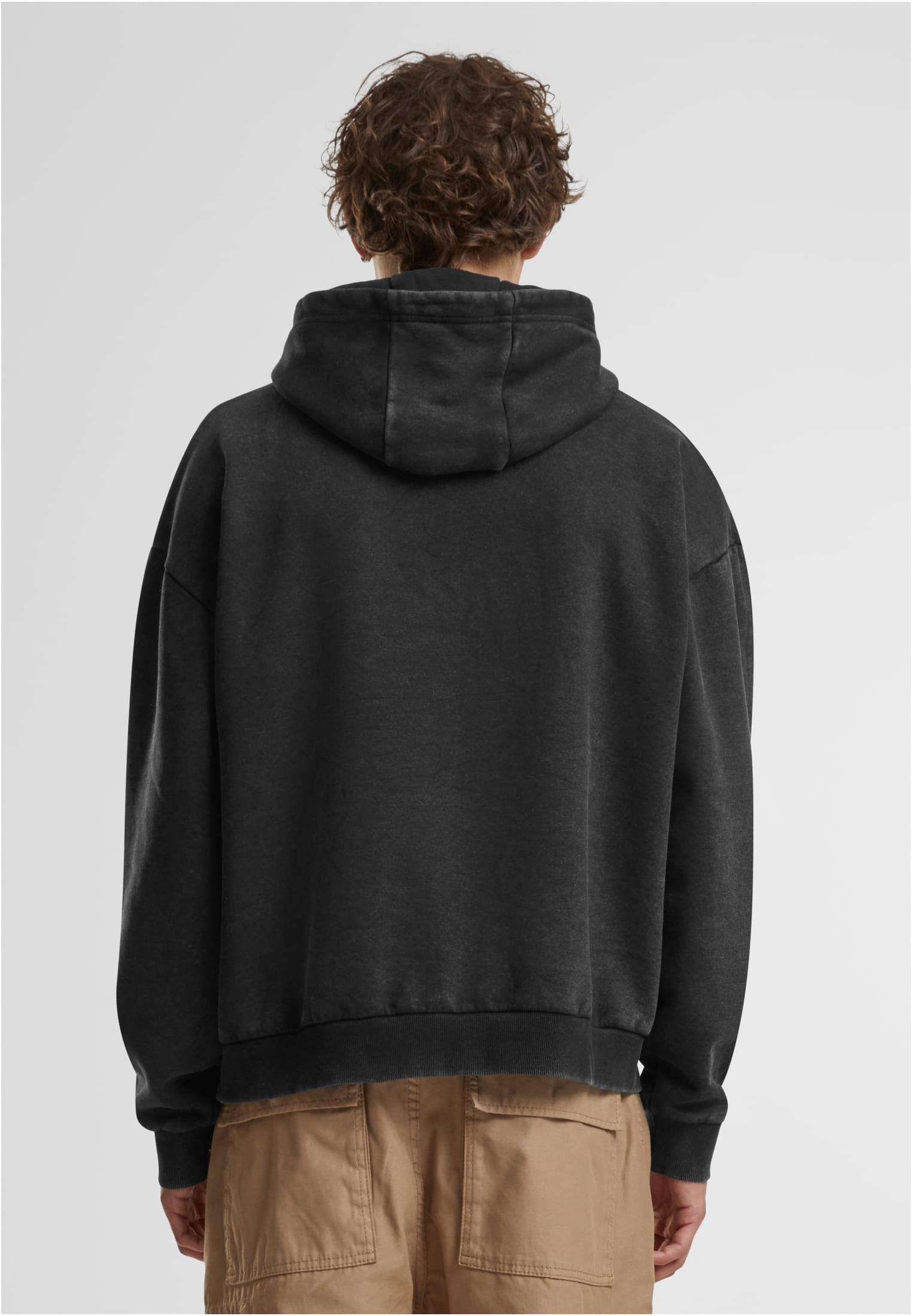 BY294 Vintage Hoodie - Black (washed) – Bild 3