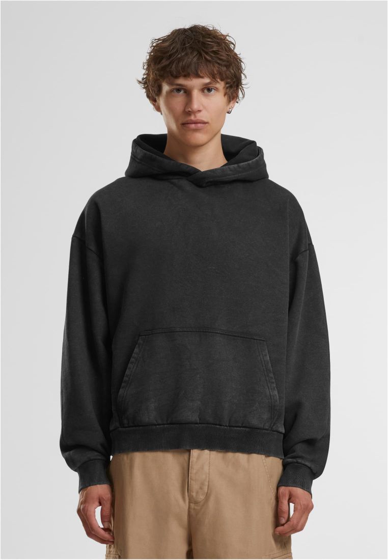 BY294 Vintage Hoodie - Black (washed) – Bild 2