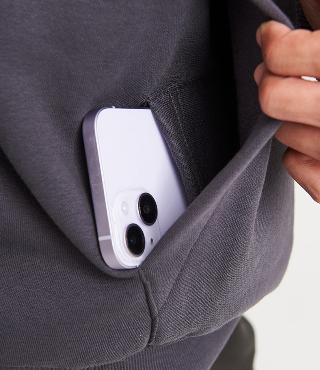 JH120 Hoodie - Airforce Blue – Bild 4